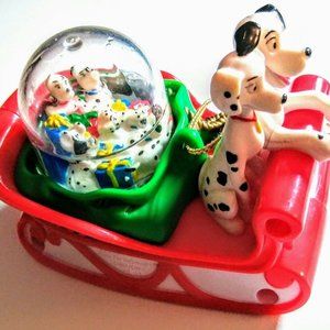 DALMATIONS McDonalds sleigh snowglobe ornament